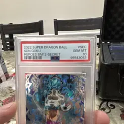 Dragon Ball Super Card Game 2022 Son Goku BM12-SEC Foil PSA 10 - Image 3