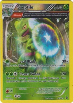 Sceptile 9/160 Reverse Holo Primal Clash Pokemon Card NM - Image 1