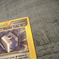 Pokemon TCG Aquapolis Psychic Cube 01 Trainer 132/147 NM/M. SHARP CARD SEE PICS - Image 4