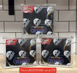 Pokemon Magnetic Booster Box Acrylic Case! Pokemon Card Protective Display! - Image 1