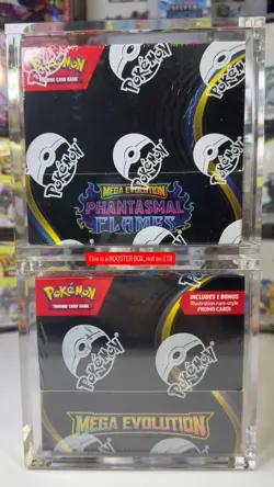 Pokemon Magnetic Booster Box Acrylic Case! Pokemon Card Protective Display! - Image 3