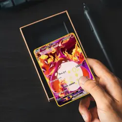 Charizard VMAX 999999point Gold Metal Pokemon Card Collectible Gift Display - Image 4
