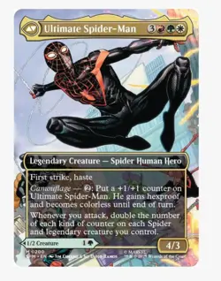 Miles MoralesUltimate Spider-Man (Borderless) MTG Marvel SPM | Hero Mythic | NM - Image 3