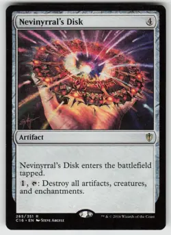 MP-01 Played Nevinyrral's Disk 265 Commander 2016 R - Image 1