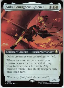 Foil Suki, Courageous Rescuer (Extended Art) 368 Avatar: The Last Airbender R - Image 1