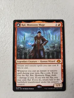 1x #247 2024 Modern Horizons 3 Ral, Monsoon Mage Ral, Leyline Prodigy Mythic NM - Image 1