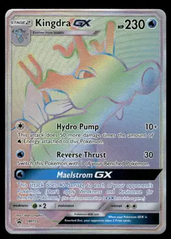 Pokemon Cards Kingdra GX SM155 SM Black Star Promos Promo NM - Image 1