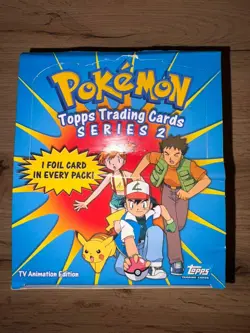 Topps Series 2 Booster Box Pokemon 2000 Blue Label - Image 1