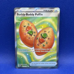 🔥Buddy-Buddy Poffin 167/132 Pokemon Mega Evolution Ultra Rare NM - Image 1