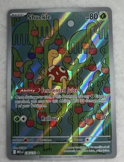 Pokemon Shuckle 136/132 ME01: Mega Evolution (MEG) TCG NM - Image 2