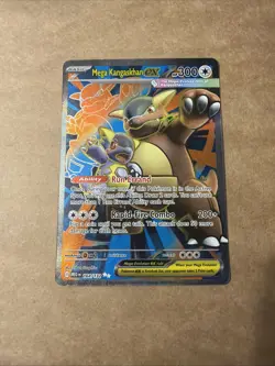 Pokemon Mega Evolution Mega Kangaskhan EX Ultra Rare Full Art 164/132 - Image 1