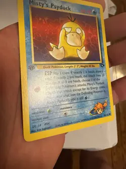 2000 Pokemon - 1st Edition Misty’s Psyduck Non-Holo - Gym Challenge 90/132 WOTC - Image 5