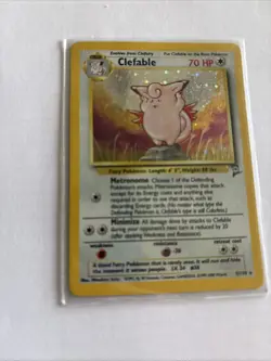 Pokemon Clefable HOLO Base set 2 5/130 - Image 2