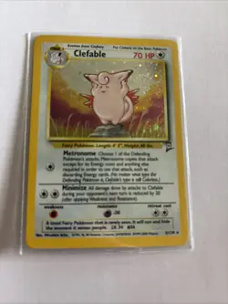 Pokemon Clefable HOLO Base set 2 5/130 - Image 4