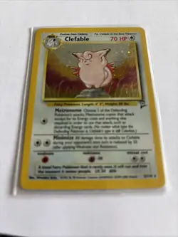 Pokemon Clefable HOLO Base set 2 5/130 - Image 5