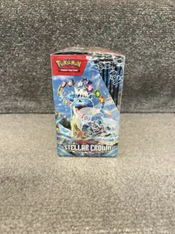 Pokemon TCG Stellar Crown Half Booster Box (18 Packs) New and Sealed - Image 2