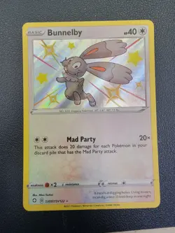 Bunnelby SV097/SV122 NM / M - Holo Rare - Shining Fates - Sword Shield Pokemon - Image 1