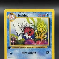 Pokemon Seaking 46/64 - NM - 1999 1st Edition Jungle - Uncommon - Image 2