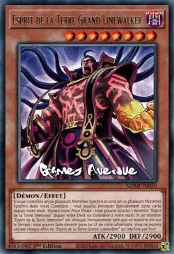 Yu-Gi-Oh ! Esprit de la terre Grand Linewalker MZMI-FR050 VF/RARE - Image 1