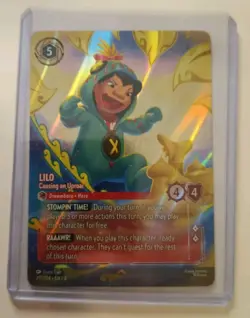 Disney Lorcana Lilo Causing an Uproar (Enchanted) 217/204 Reign of Jafar NM - Image 3