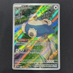 Pokemon Card TCG - Snorlax SVP 051 Scarlet & Violet 151 Black Star Promo NM - Image 1