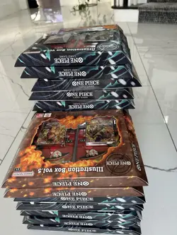 One Piece Card Game Illustration Box Vol.5 x 13 and Vol.6 x 17 LOT OF 30!! - Image 3