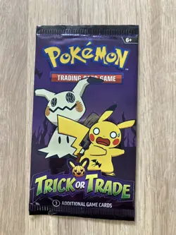 Pokemon Trick Or Trade Booster Pack - 5 x Halloween Trick Or Treat Cards in pack - Image 2