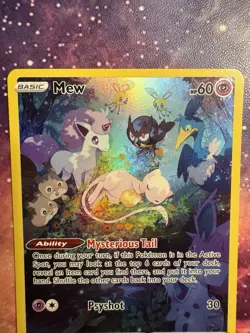 Pokemon Mew TCG Ultra Rare Holo Card Crown Zenith: Galarian Gallery #GG10/GG70 - Image 3