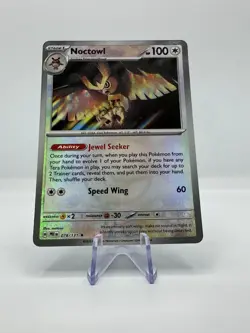 Noctowl 078/131 - Master Ball Reverse - Prismatic Evolutions Pokemon Card NM - Image 2