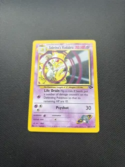 Pokemon Card Gym Challenge Sabrina's Kadabra 58/132 WOTC - Image 3