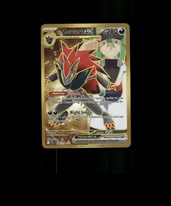 Fan-ART READ DESCRIPTION BELOW HOLO Zoroark Card Zoroark Pokemon Card p2 - Image 1