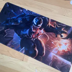 Venom Rubber Playmat Play May For Tcg Trading Card Game Marvel Mouse Pad - Image 1