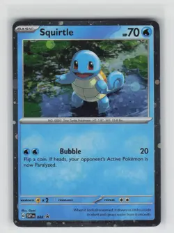 Squirtle - (Cosmos Holo) Promo SV: Scarlet & Violet Promo Cards 048 NM - Image 1