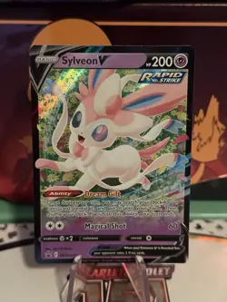Sylveon V SWSH202 SWSH: Sword & Shield Promo Cards Holo - Image 1