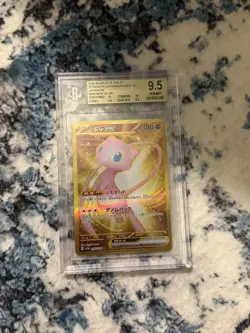 BGS 9.5 Gem Mint Mew ex UR 208/165 Gold SV2a Japanese Pokemon 151 Pokemon - Image 1