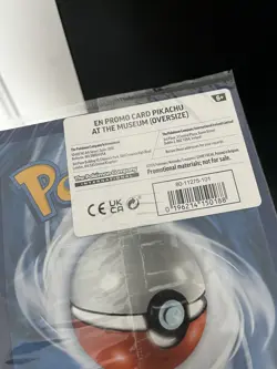 Pikachu At The Museum Pokemon x Natural History Museum Jumbo Promo 🌟| INHAND - Image 4