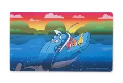 Pokemon TCG Dondozo & Tatsugiri Teamwork Playmat - Pokemon Center Factory Sealed - Image 1
