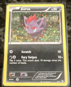 Pokemon TCG Zorua 9/12 Holo Basic 2011 LP+ - Image 1