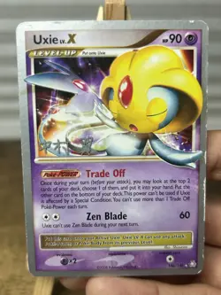 Uxie LV. X 146/146 - HP - Legends Awakened 2009 World Championships Pokemon TCG - Image 3
