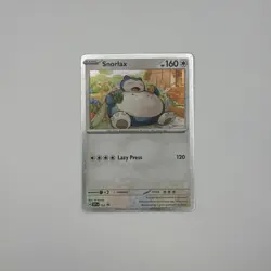 Pokemon Scarlet Violet Black Star Promo Cosmo Holo SVP122 Snorlax - Image 1