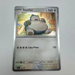 Pokemon Scarlet Violet Black Star Promo Cosmo Holo SVP122 Snorlax - Image 3