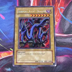 Yugioh Serpent Night Dragon MRL-103 Secret Rare Original 2002 NM - Image 3