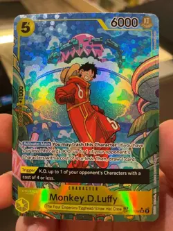 One Piece TCG - Monkey.D.Luffy (SP) (OP07-109) - Two Legends Foil NM - Image 1