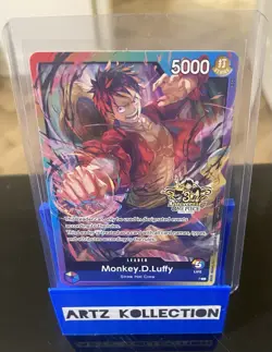 One Piece TCG - Monkey D. Luffy Leader - P - 3rd Anniversary Stamped Promo (1) - Image 1