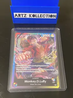 One Piece TCG - Monkey D. Luffy Leader - P - 3rd Anniversary Stamped Promo (1) - Image 4