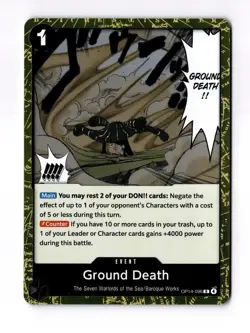 The Azure Sea's Seven One Piece CCG Ground Death #OP14-096 - Image 1