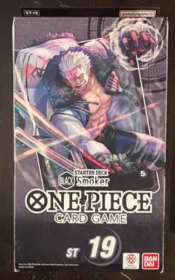 One Piece TCG ST-19 Sealed Starter Deck English Brand New Black Smoker - Image 1