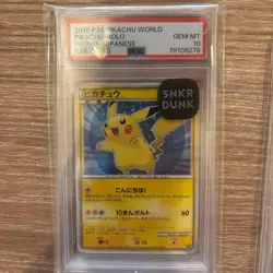 Pokemon Pikachu World Promo PSA10 Holo Card 2010 Official Promo Limited - Image 1