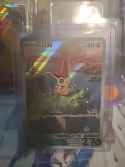 Pokemon TCG Victini Black Star Promo Card 208 Near Mint Condition - Image 1