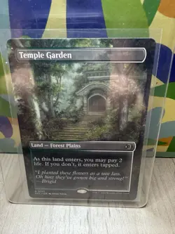 Temple Garden (Borderless) Lorwyn Eclipsed Regular MTG Magic The Gathering NM - Image 1